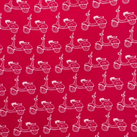 BANANA REPUBLIC | Hot Pink Petite Moped Print Sleeveless Blouse | Size M - Picture 5 of 10